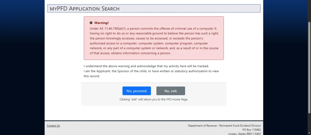 Warning-Message